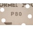 Диск DIAMOND PLUS 125 мм, 8 отверстий, P 080, 50 шт Formel 23551023080 3