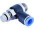 Фитинг цанговый с дросселем наружная резьба M5, 5 шт HARRISON HRS-NSE6M5/5 3