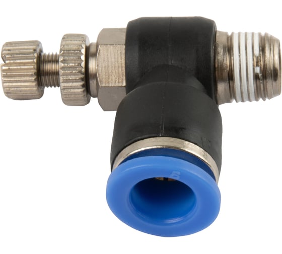 Фитинг цанговый с дросселем наружная резьба R1/4", 5 шт HARRISON HRS-NSE802/5