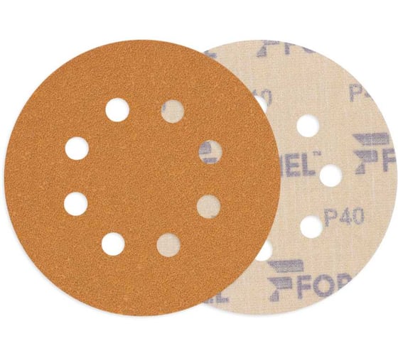 Диск DIAMOND PLUS 125 мм, 8 отверстий, P 040, 50 шт Formel 23551023040 1