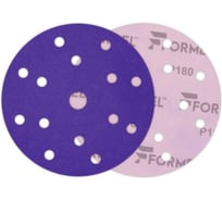 Диск CERAMIC PLUS 150 мм, 15 отверстий, Р 180, 50 шт Formel 93823150180