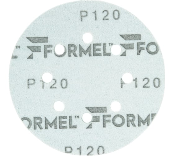 Диск на пленочной основе FILM Plus 125 мм, 8 отверстий, P 120, 100 шт Formel 22751123120