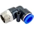 Фитинг цанговый L-образный с наружной резьбой R3/8", 5 шт Harrison HRS-PL603/5 2