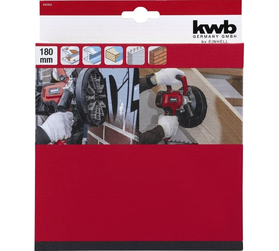 Щетка проволочная kwb 180 мм Einhell 490985