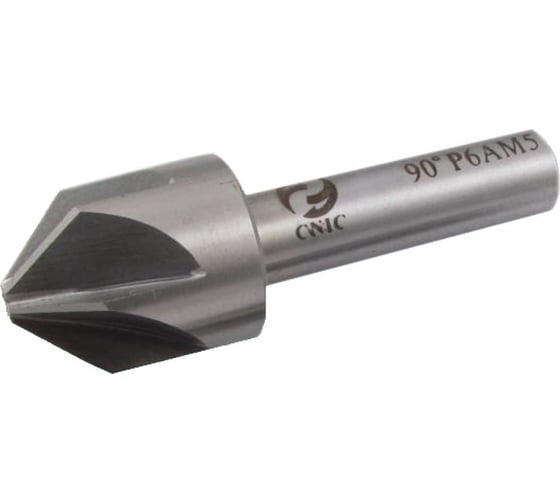 Зенковка 10.0x14.0x46 мм, конус 90°, dхв=8 мм, Р6АМ5, ц/х, Z=6 CNIC 44915 1