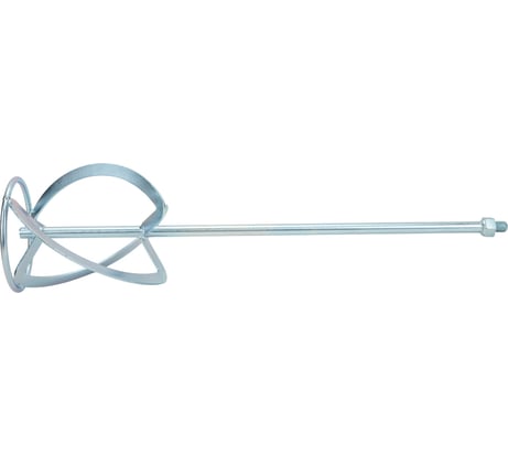 Насадка оцинкованная для тяжелых растворов (140x590 мм; М14) для миксера СИБРТЕХ 848957