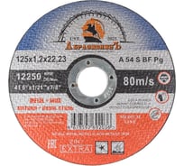 Круг отрезной по металлу MEDIUM LINE 125x1.2x22.23 мм, 10 шт АбразивкинЪ 5551251210