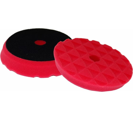 Круг полировальный поролоновый 150x25 мм, Trio Soft Cut мягкий, красный H7 242043