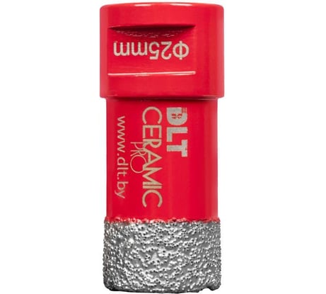 Коронка алмазная по керамограниту CERAMIC PRO, 25 мм DLT 0691