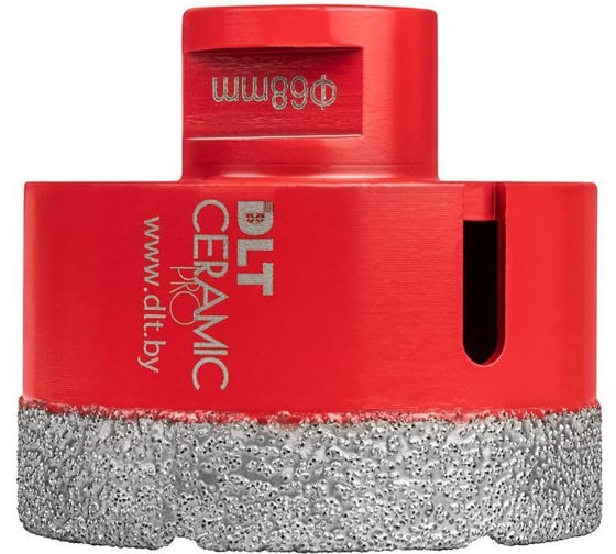 Коронка алмазная по керамограниту CERAMIC PRO, 68 мм DLT 0502 1