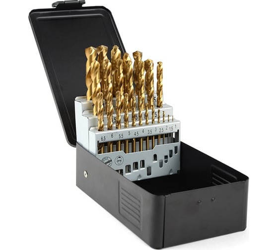 Набор сверл TIN 25 шт Kamasa Tools K 10881