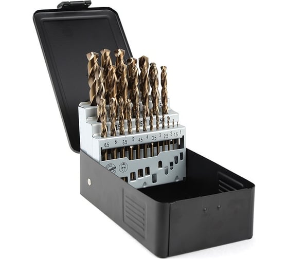 Набор сверл кобальтосодержащих 25 шт Kamasa Tools K 10934