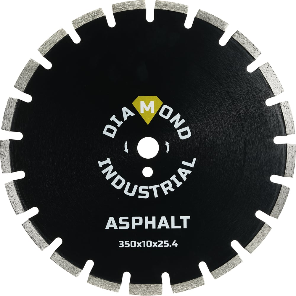 Диск алмазный сегментный по асфальту (350х25.4 мм) Diamond Industrial ...