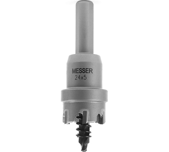Коронка ТСТ с центрирующим сверлом и толкающей пружиной (24х5 мм) MESSER 20-05-024 1