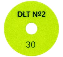 Круг алмазный гибкий шлифовальный №2, 30, 100 мм, для сухой шлифовки, 100 мм DLT 0938