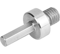 Адаптер-переходник с шестигранника на резьбу М14 для крепления на дрель алмазных коронок DLT 0287