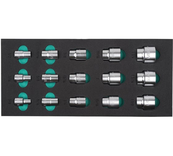 Набор головок Kamasa Tools ложемент, 1/2", дюймовые K 26059