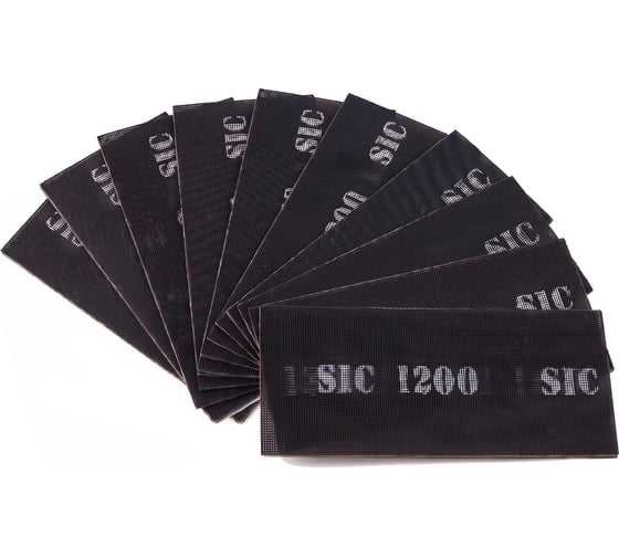 Сетка шлифовальная SIC P1200, 115х280 мм, 10 шт Kubis 07-00-1120