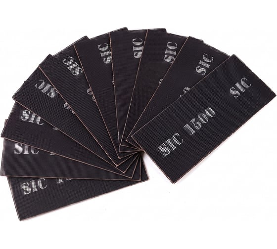 Сетка шлифовальная SIC P1500, 115х280 мм, 10 шт Kubis 07-00-1150