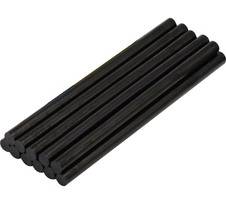 Стержни клеевые черные 11.2x200 мм, 12 шт Kubis 01-06-1123