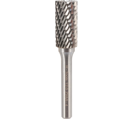 Бор-фреза твердосплавная форма B(ZYAS) 12.0x25x65 мм, S=6 мм H-Tools HM 116018HT