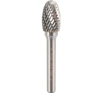 Бор-фреза твердосплавная форма E(TRE) 16.0x25x65 мм, S=6 мм H-Tools HM 116215HT
