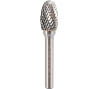 Бор-фреза твердосплавная форма E(TRE) 12.0x20x60 мм, S=6 мм H-Tools HM 116214HT