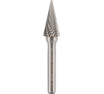Бор-фреза твердосплавная форма M(SKM) 12.0x25x65 мм, S=6 мм H-Tools HM 116038HT