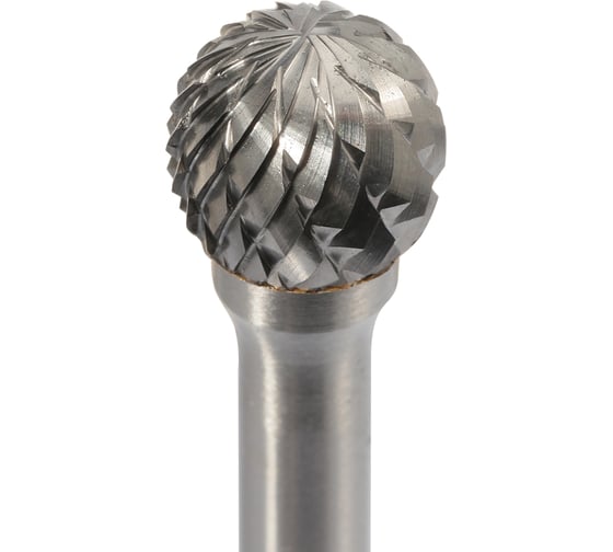 Бор-фреза твердосплавная форма D(KUD) 10.0x9x49 мм, S=6 мм H-Tools HM 116043HT
