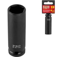 Головка ударная глубокая тонкостенная 6-гранная 1/2 DR", 19 мм PRO STARTUL PRO-32119