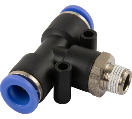 Фитинг цанговый Т-образный с наружной резьбой R1/4", 5 шт Harrison HRS-PT402/5