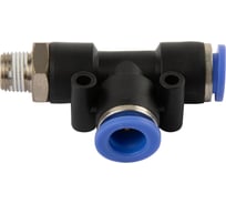 Фитинг цанговый Т-образный с наружной резьбой R3/8", 5 шт Harrison HRS-PST803/5