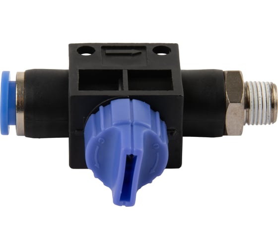 Фитинг цанговый с краном прямой с наружной резьбой R1/2" Harrison HRS-HVFS1204