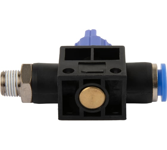 Фитинг цанговый с краном прямой с наружной резьбой R1/2" Harrison HRS-HVFS1204
