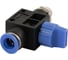 Фитинг цанговый с краном прямой с наружной резьбой R1/4" Harrison HRS-HVFS802 2