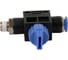 Фитинг цанговый с краном прямой с наружной резьбой R1/4" Harrison HRS-HVFS802 4