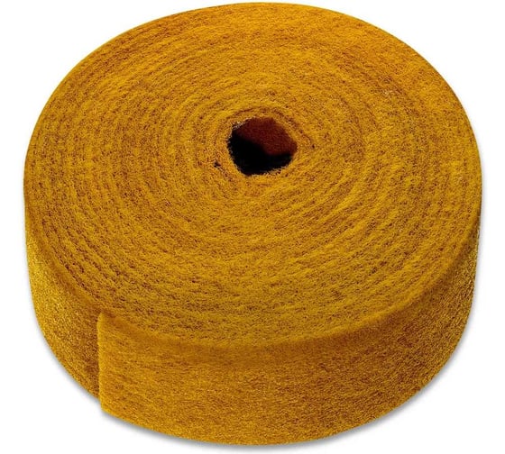 Абразивный шлифовальный войлок серый, fleece FLEX Very Fine, рулон 115 мм, 10 м, тонкий, 4607 SIA 0005.0001.0600.02