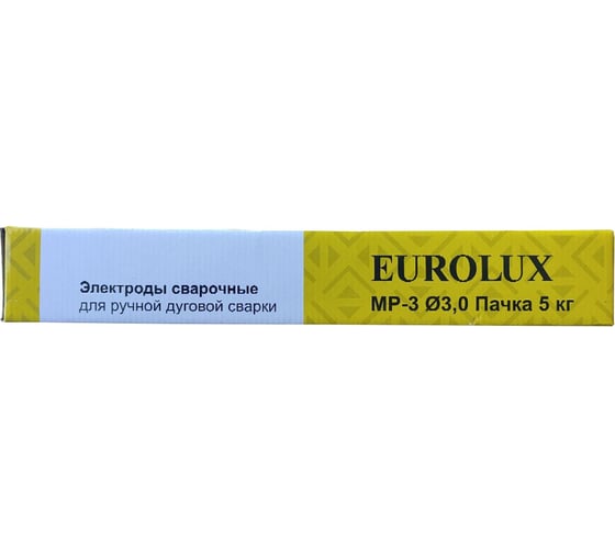 Электрод Евролюкс МР-3 3 мм, 5 кг Eurolux 900/71/6/93