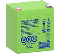 Аккумулятор для ИБП WBR GP1245 12В, 4,5 Ач УТ-00000209
