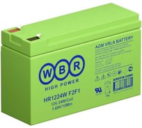 Аккумулятор для ИБП WBR HR1224W F2 12В 6,6 Ач УТ-00000255