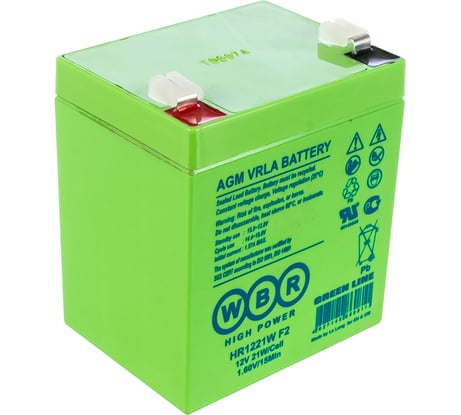 Аккумулятор для ИБП WBR  HR1221W F2 12В 5,6 Ач УТ-00000254