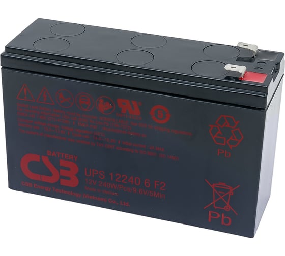 Аккумулятор для ИБП CSB UPS122406 F2 УТ-00000156