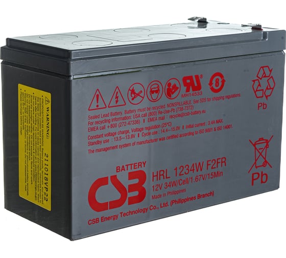 Аккумулятор для ИБП CSB HRL1234W F2 FR УТ-00000128