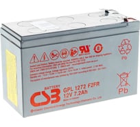 Аккумулятор для ИБП CSB GPL1272 F2 FR 12В, 7.2 Ач УТ-00000101 16412723