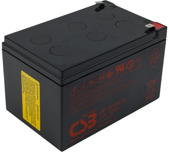 Аккумулятор для ИБП CSB GP12120 F2 12В, 12 Ач УТ-00000087