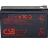 Аккумулятор для ИБП CSB GP1272 F2 12В, 7.2 Ач УТ-00000085 16412715