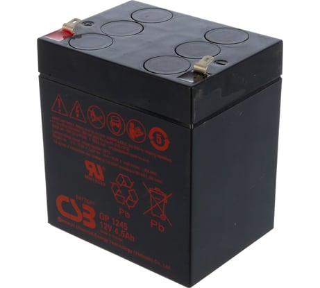 Аккумулятор для ИБП CSB GP1245 12В, 4.5 Ач УТ-00000082