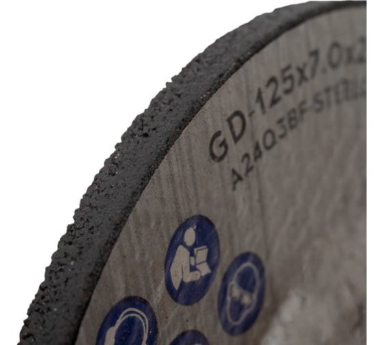 Круг зачистной GD 125x7.0x22.23 мм, A24Q3BF-STEEL_INOX Дипар 201012010