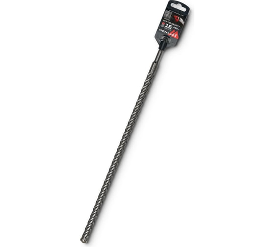 Бур по бетону SDS-plus 16x460/400 мм, Х-напайка, 4 спирали METALLICA Ultra 905593 1