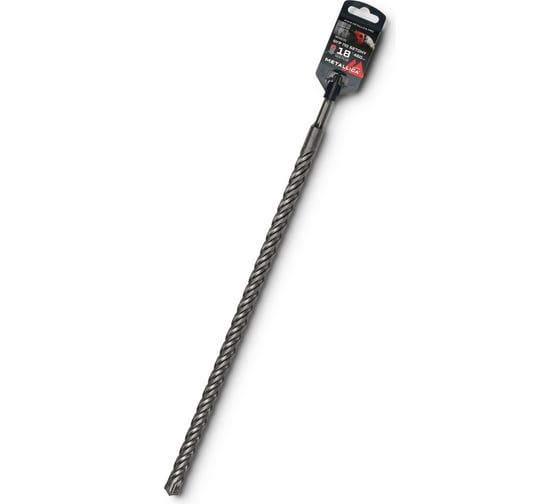 Бур по бетону SDS-plus 18x460/400 мм, Х-напайка, 4 спирали METALLICA Ultra 905630 1